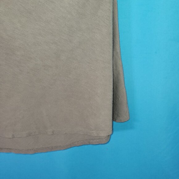 Carve Designs Olive Green Knee-Length Skirt M Ruched Sides Casual Everyday Wear - Picture 11 of 12